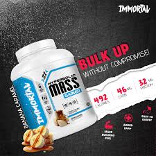 immortal Hyperbolic Mass Gainer Chocolate 6lbs Weight Gainers/Mass Gainers  (6 pounds, chocolate) 3kg